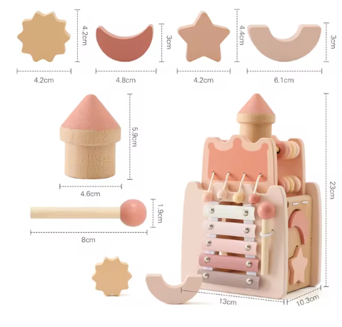 Woods™ - Montessori Magic - Wooden Princesses Castle