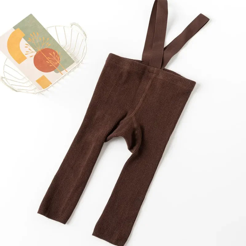 Mini Fashion™ - Soft & Comfortable - Kids Leggings with Suspenders