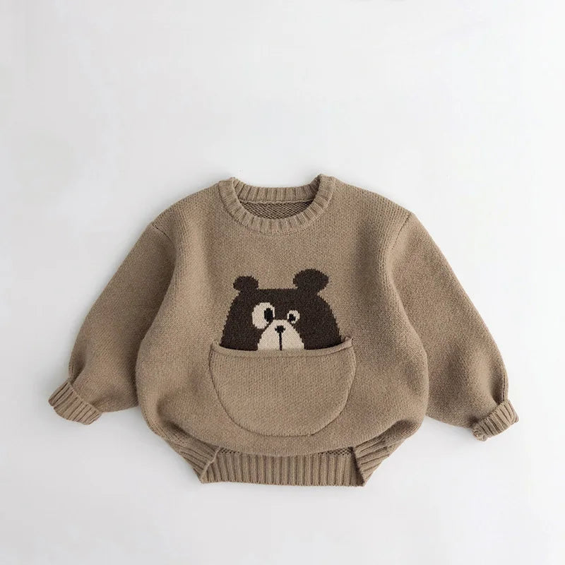 Mini Fashion™ - Cute Print with Pouch - Animal Sweater