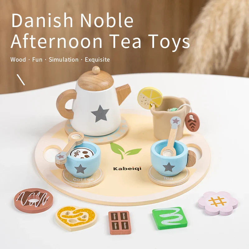 Woods – Simple & Charming – Wooden Tea Set for Children
