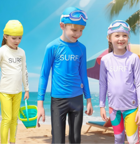Thumbnail for SunShield – Protective & Flexible – Children's Long-Sleeved Surf Shirt with UPF 50+
