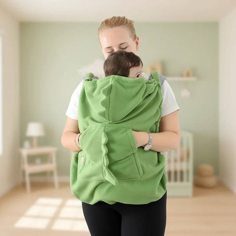 Dinosaur Baby Carrier Cover – Warm & Comfort – Dino Baby Blanket