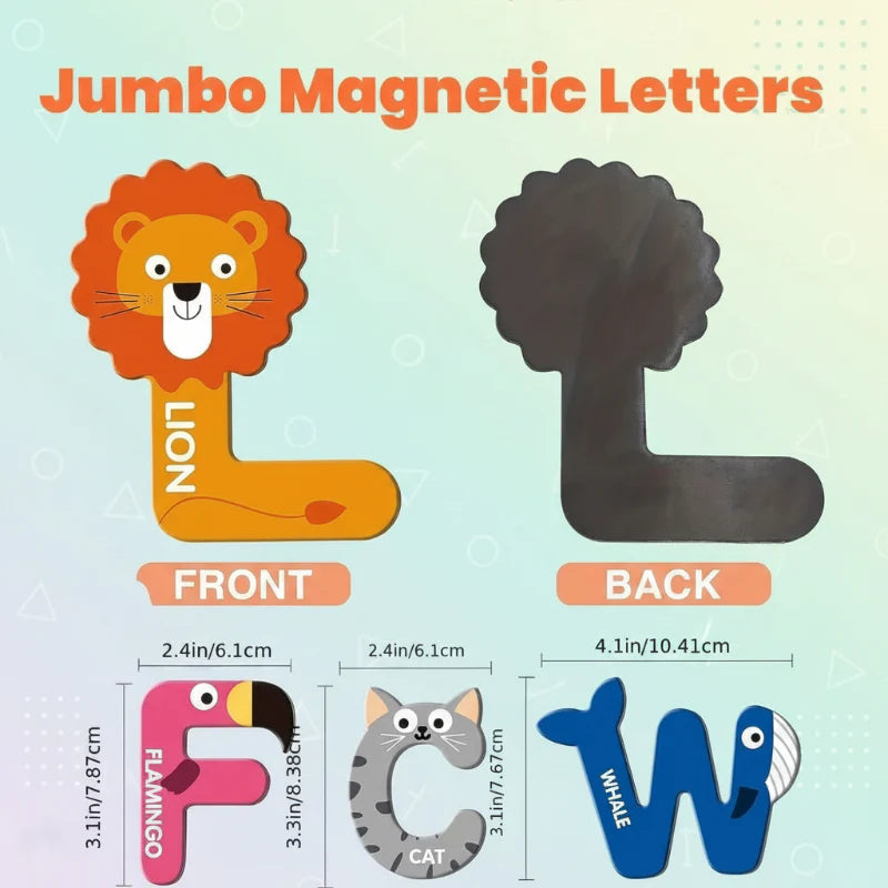 Magnetic Alphabet – Learning & Games – Magnetic Letters Set