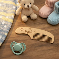 Thumbnail for Personalized Hairbrush – Soft & Unique – Personalized Baby Hairbrush Set