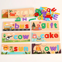 Thumbnail for AlphaPuzzle – Learn English words – Wooden Spelling Puzzle