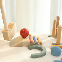 Thumbnail for Mini Golfers – Outdoor Fun Beginnings - Wooden Golf Toy Set