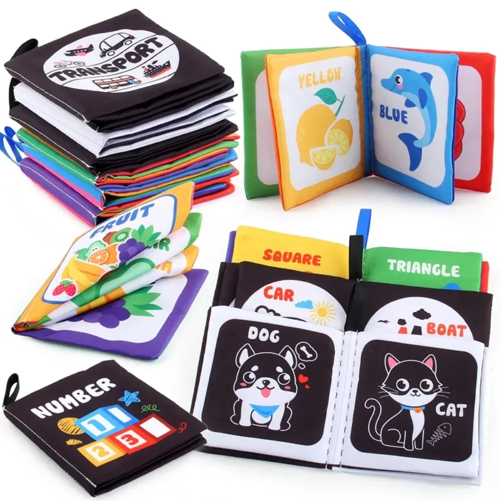 Rattle Book™ - Sound & Motion - Fabric Booklet
