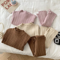 Thumbnail for Mini Fashion™ - Stylish & Trendy for Kids - Knitted Sweater & Pants