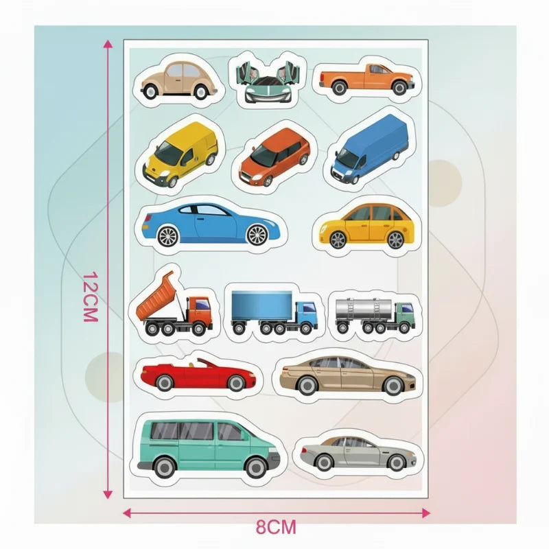 KidoTape – Colorful & Handy – Traffic Route Sticker Tape Set