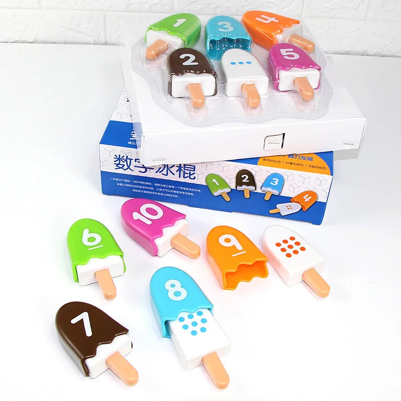 Maths Popsicles™ - Ice cream counting game - a math game