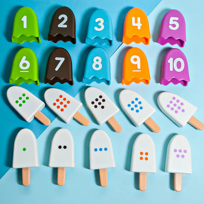 Maths Popsicles™ - Ice cream counting game - a math game