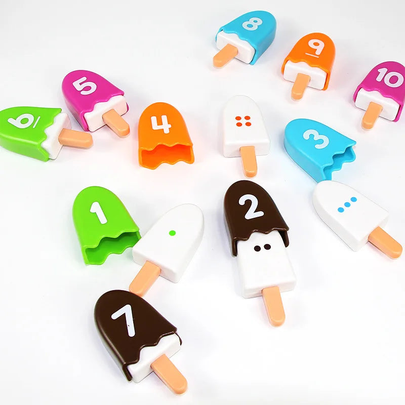 Maths Popsicles™ - Ice cream counting game - a math game