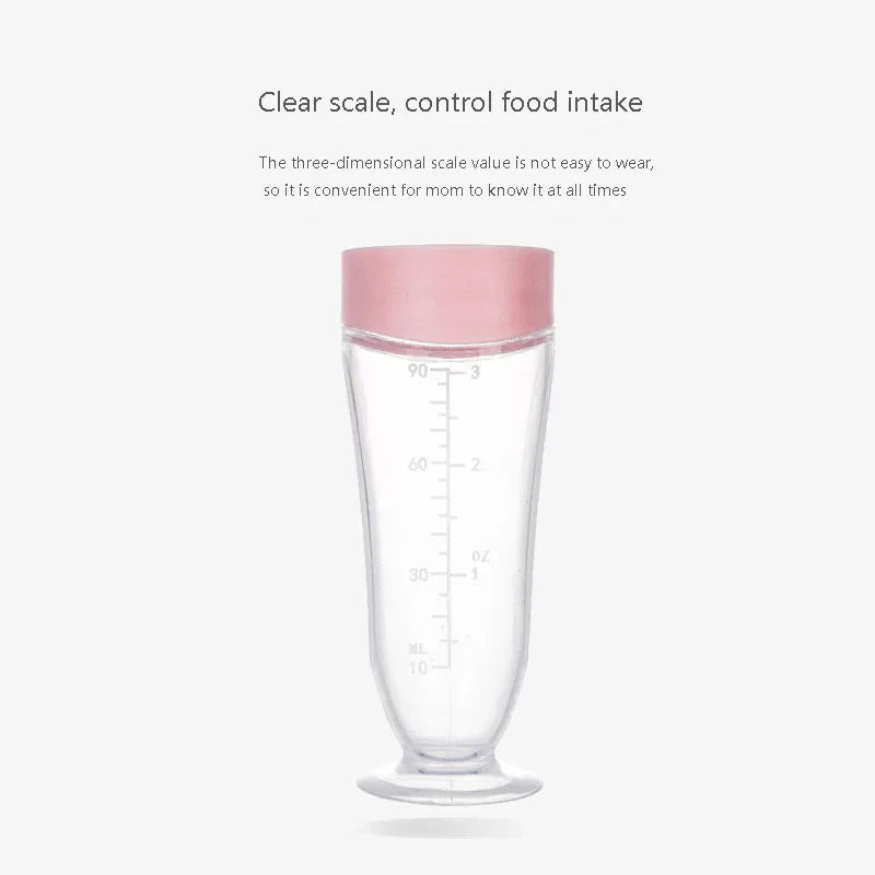 Silicone Feeding Bottle™ -  Snacks with spoon - Silicone feeding bottle