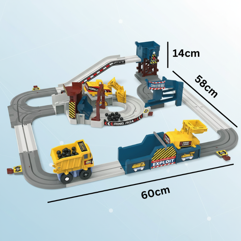 WorkZone – Imaginative & Fun – Electric Construction Race Set