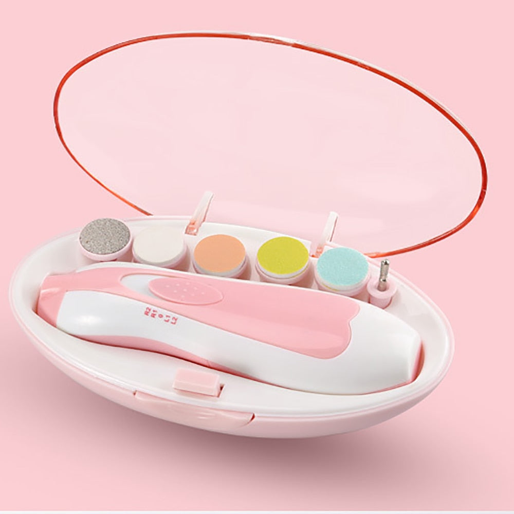 SafeCare – Silent & Safe – Electric Baby Nail File Set