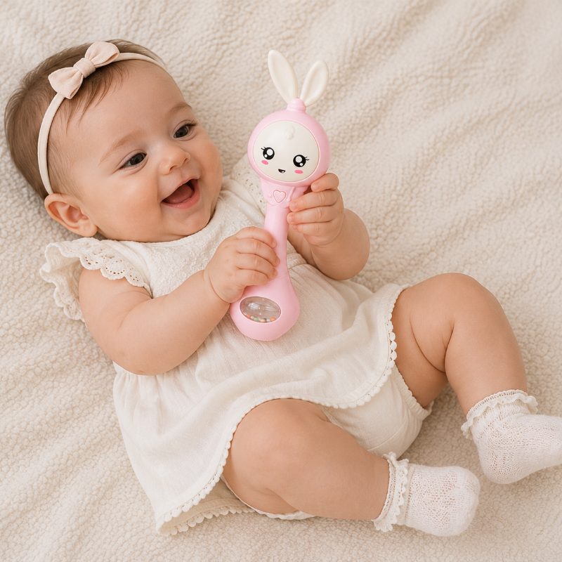 Fun Animal Rattle – Fun & Educational – Baby Rattle