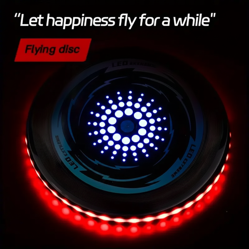 NightFly – Glowing & Sturdy – LED Frisbee