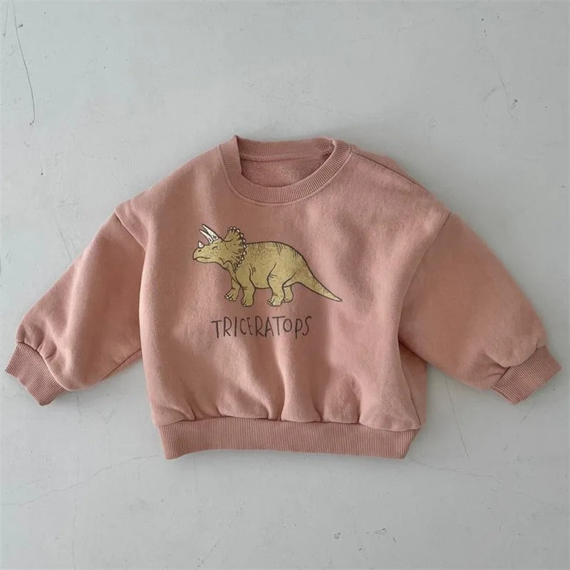 Mini Fashion™ - Cute Dinosaur Print - Dino Sweater