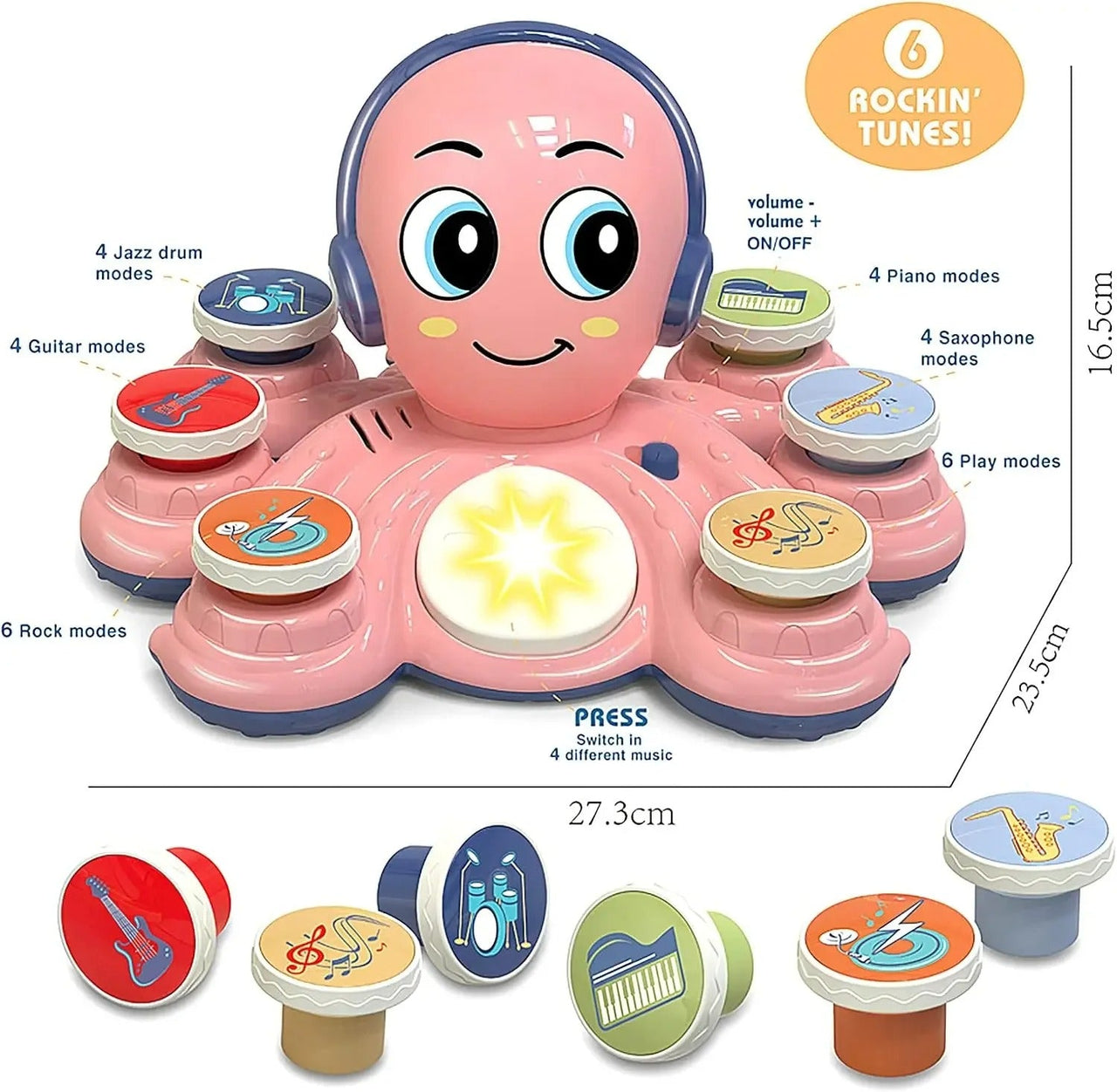 Musical Octo™ - Octopus Music Party - Music Toys