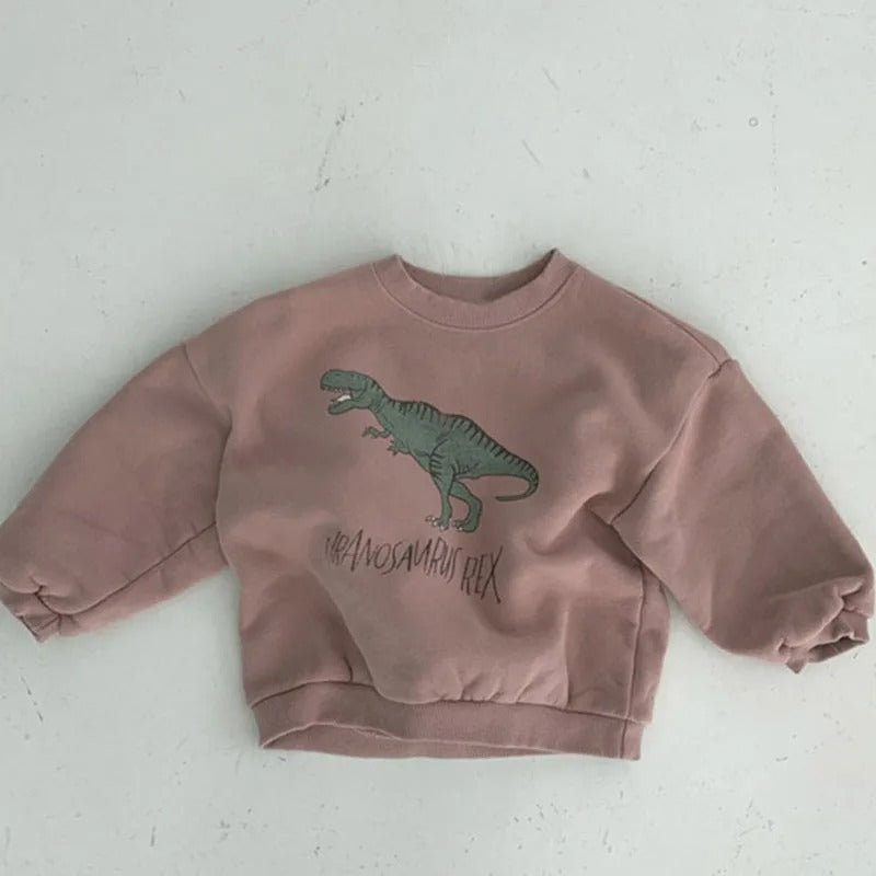 Mini Fashion™ - Cute Dinosaur Print - Dino Sweater