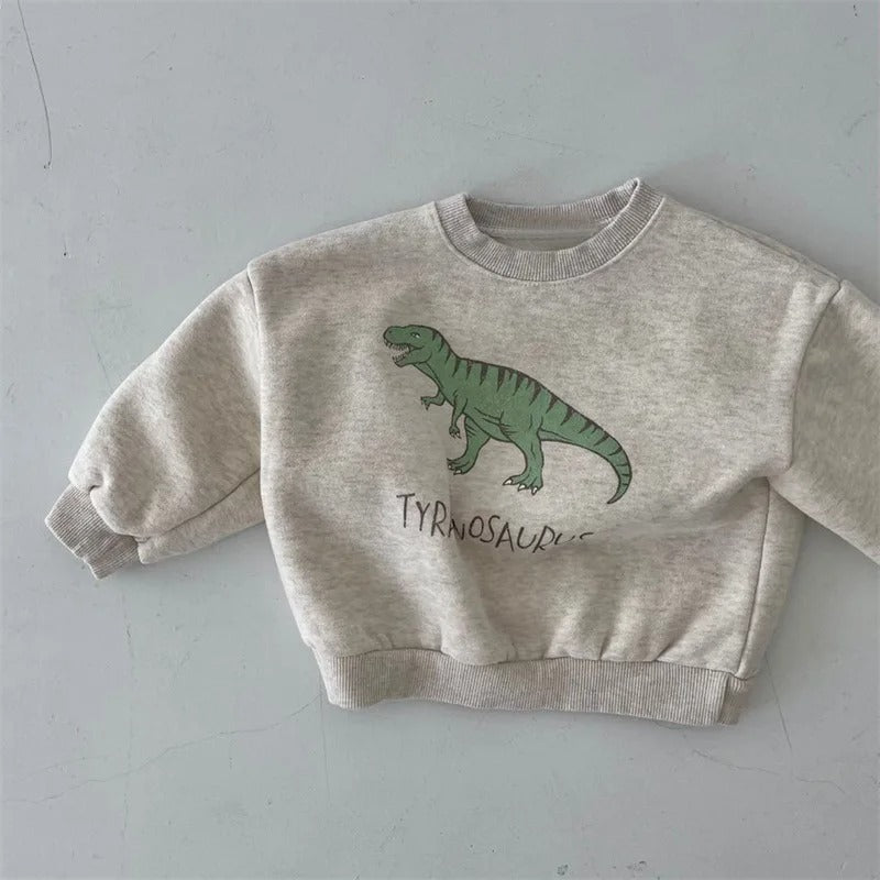 Mini Fashion™ - Cute Dinosaur Print - Dino Sweater