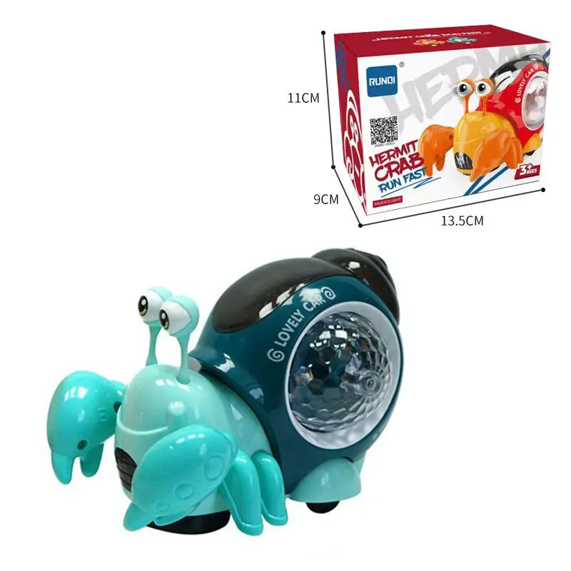 Music Snail™ -  Luminous Playmate - Toy Snail & Crab