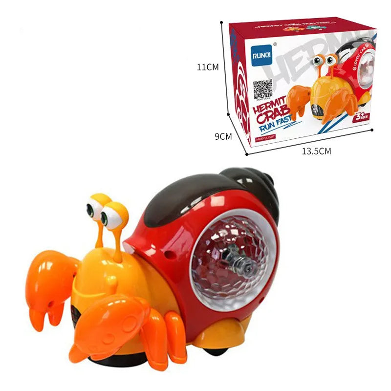 Music Snail™ -  Luminous Playmate - Toy Snail & Crab