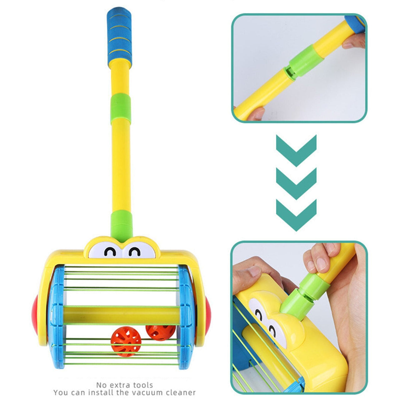 Push Cleaner Toy™ - Make cleaning a party - Play vacuum cleaner