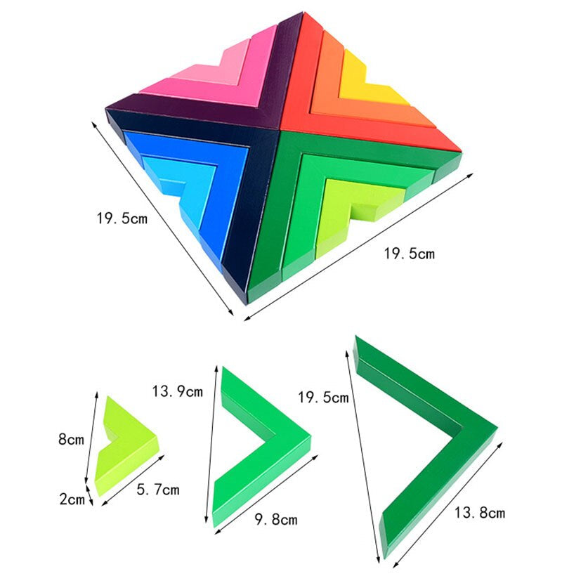 Woods™ - Rainbow fun - Stacking game