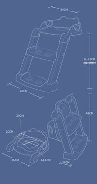 Thumbnail for Potty Training Seat™ - Toilet training for little ones - Folding potty chair