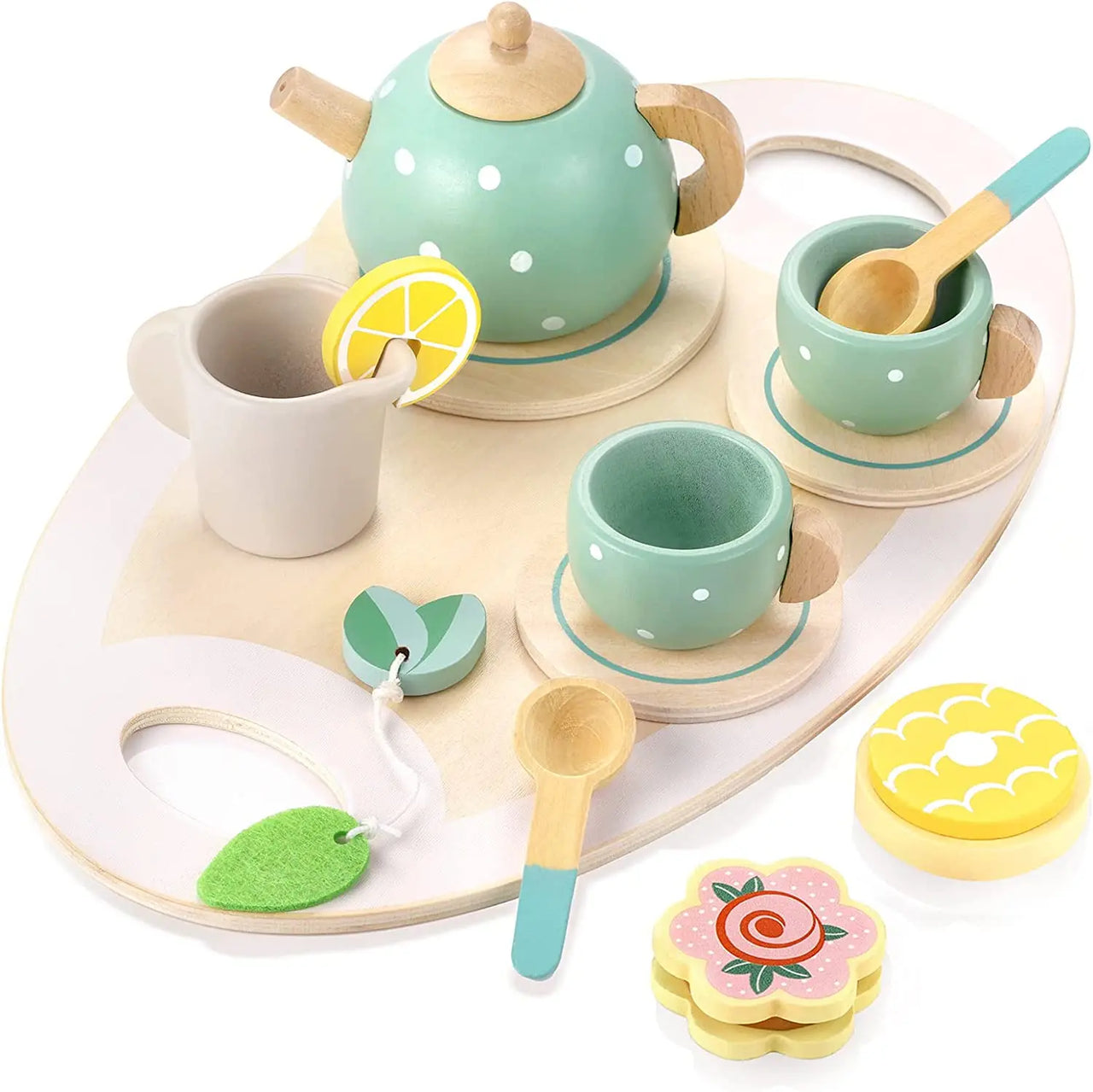 Woods™ - Wooden tea set