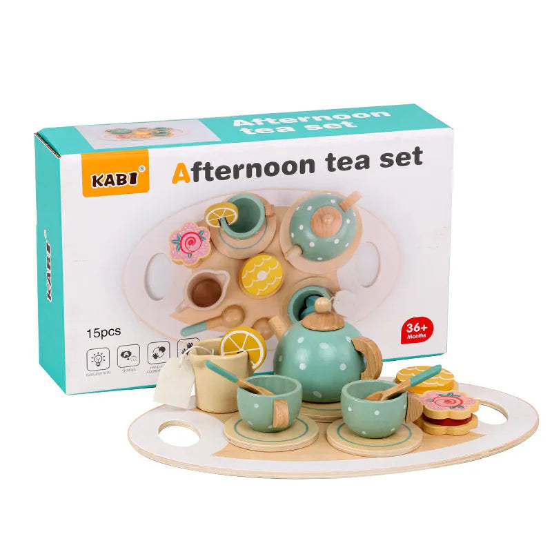 Woods™ - Wooden tea set