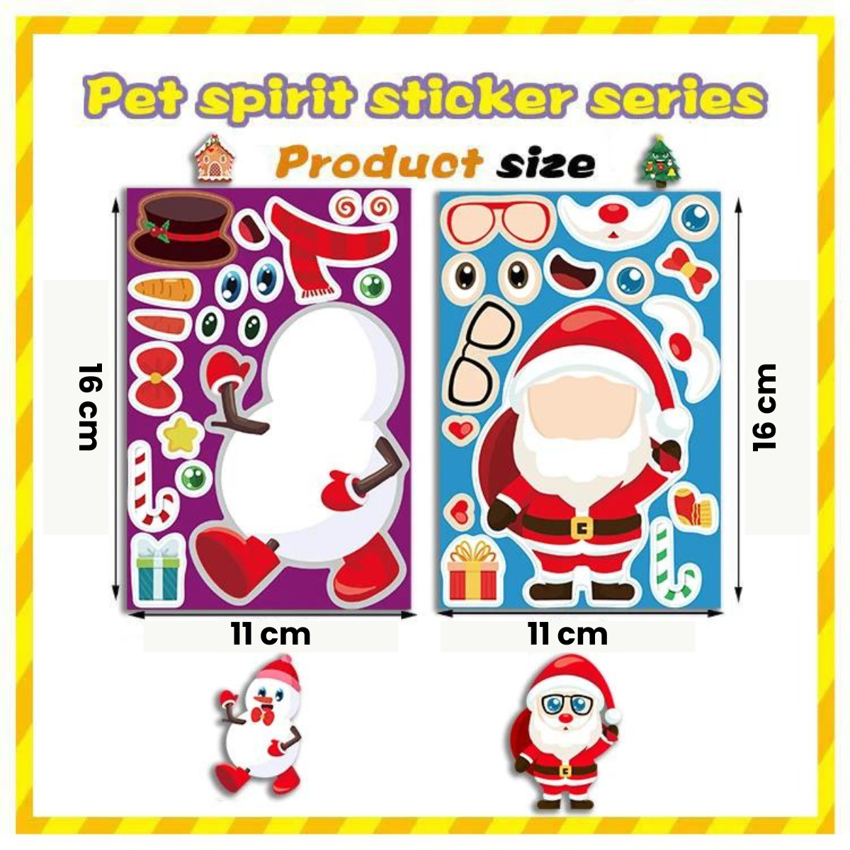 Christmas Stickerset™ - Christmas time in stickers - Sticker sheet Christmas