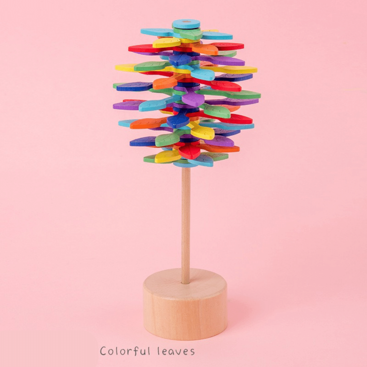 Woods™ - Rotating wooden lollipop - Wooden stress toy