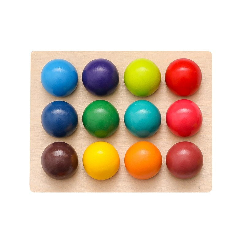 Woods™ - Rainbow balls - Sorting game