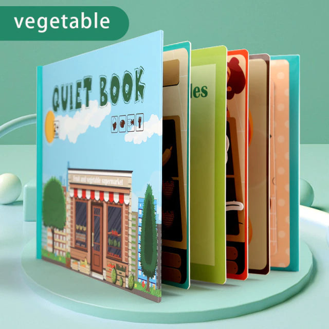 Quiet Book™ - Develop fine motor skills - Learning book