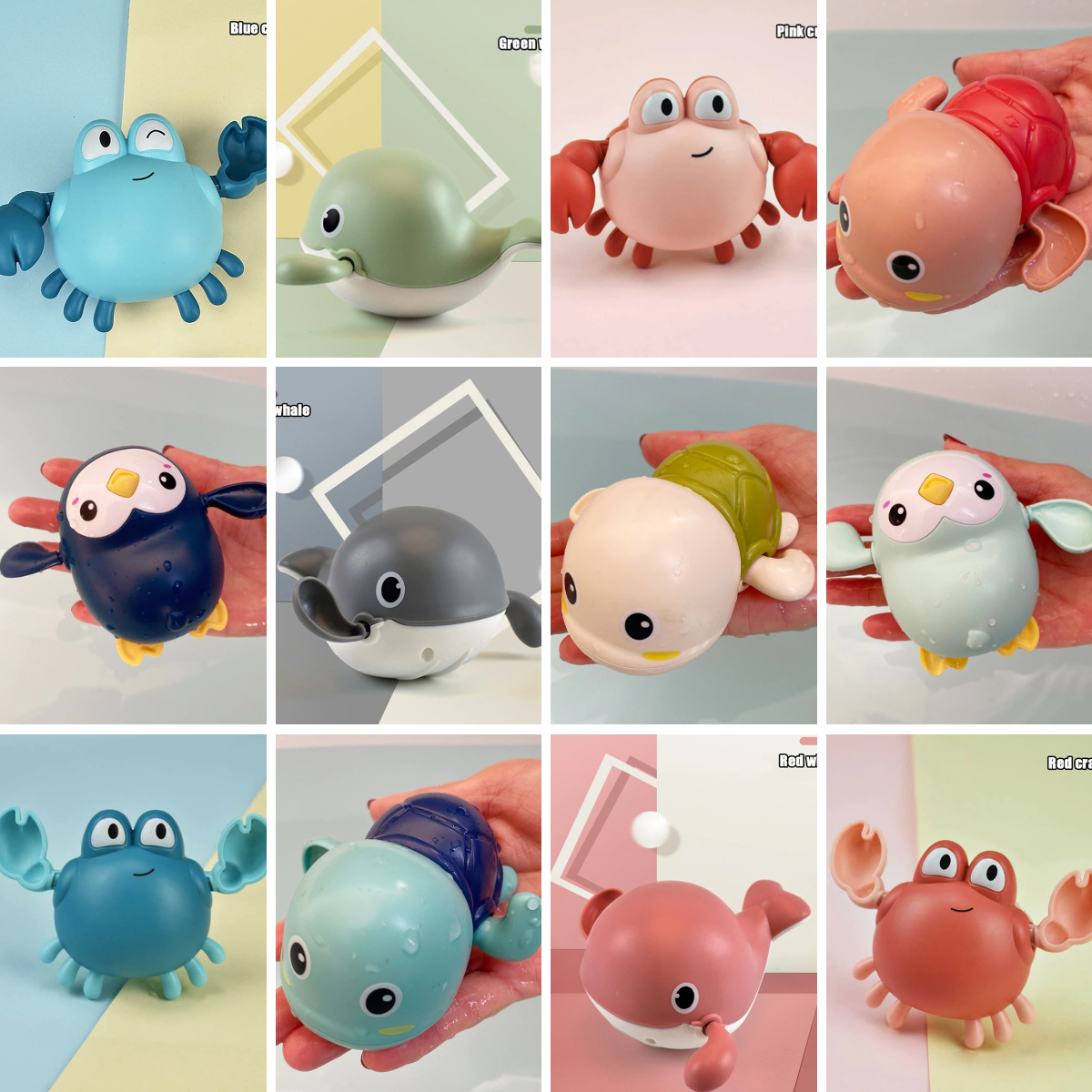 Bath Buddies™ - Bath with cute sea creatures! - Swimming turtles