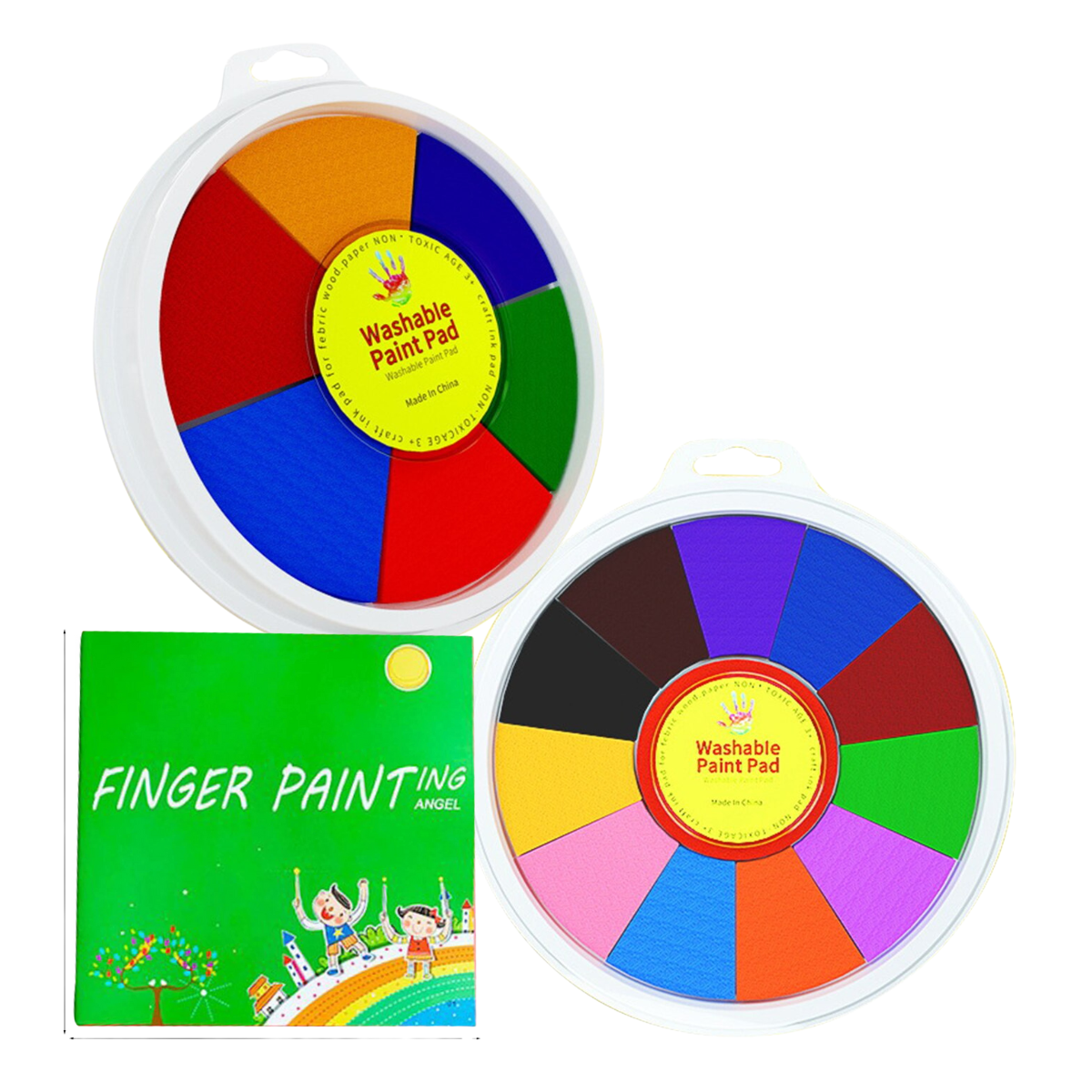 Paint Wheel™ - Paint with finger paints - Painting set for children