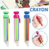 Push Crayon Pen™ - Fun and colourful crayon for kids - Crayon