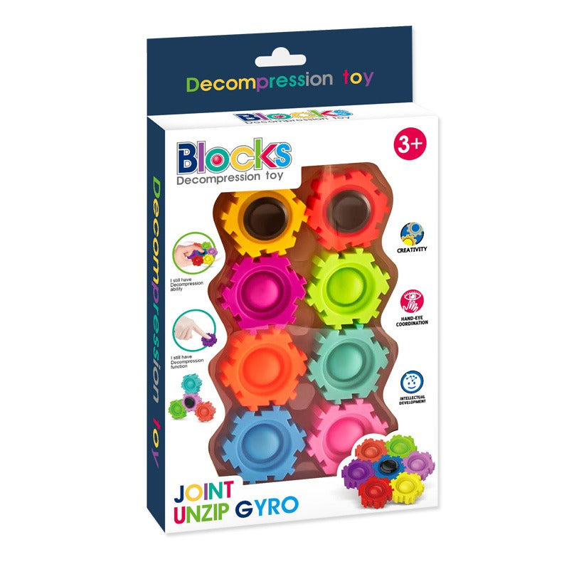 Building Poppers™ - Build with imagination - Pop it Fidget building blocks