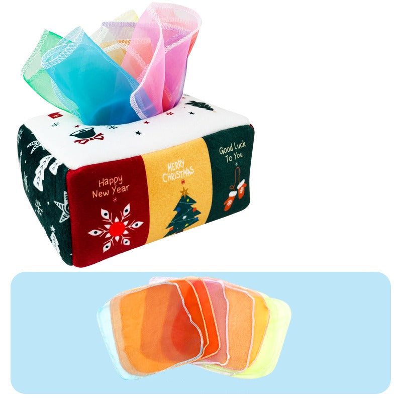 Tissue Box Toy™ - Handkerchiefs from a box - Handkerchief box for children