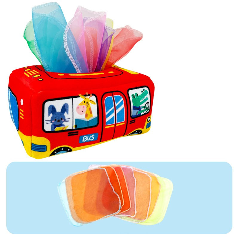 Tissue Box Toy™ - Handkerchiefs from a box - Handkerchief box for children