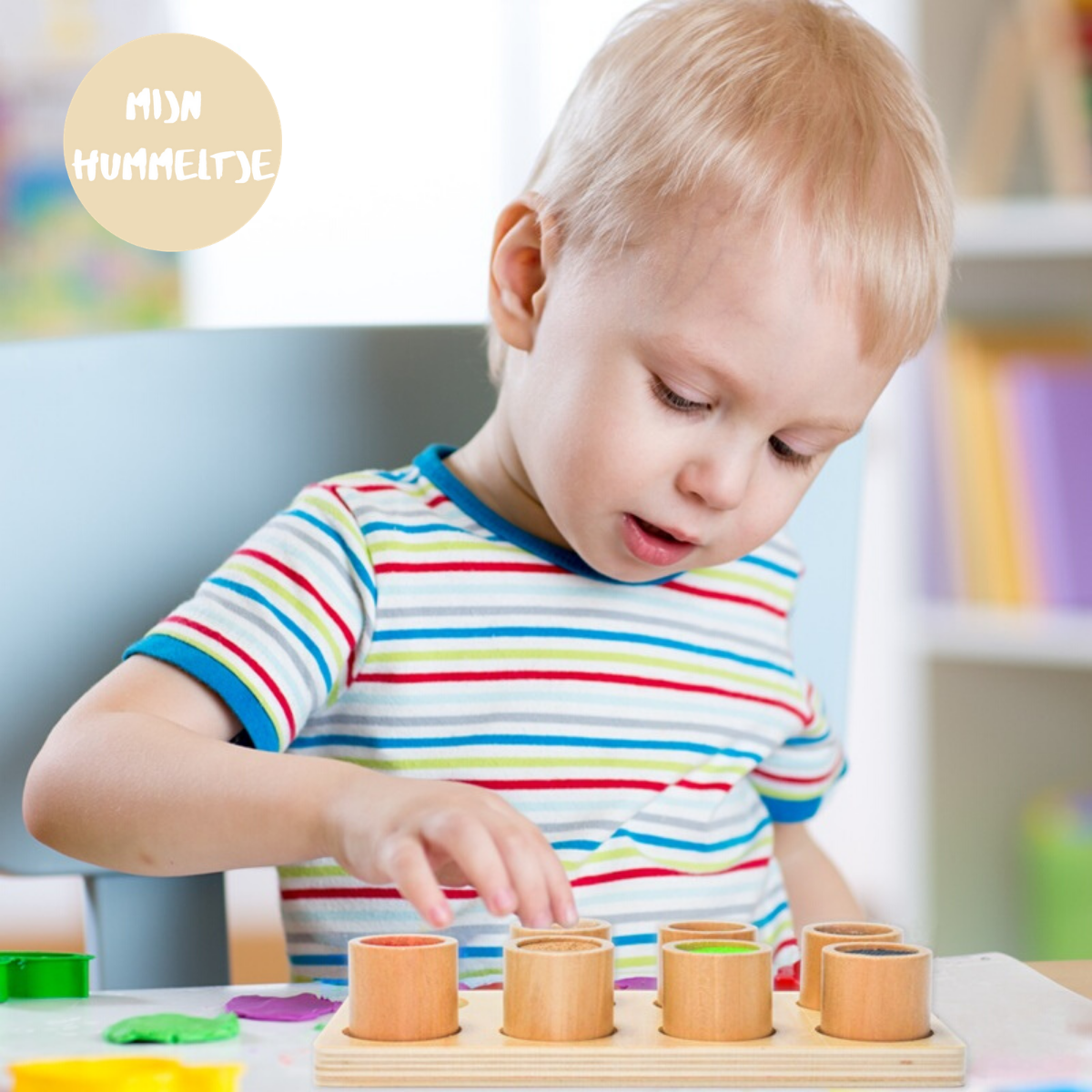 Woods™ | Montessori Toys - Wooden sensory board