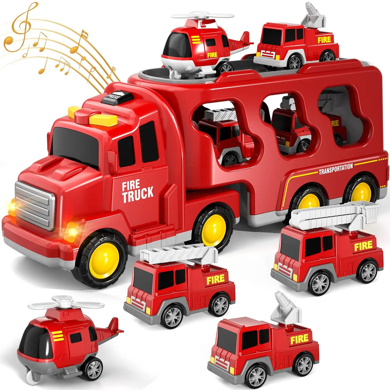 Magic Car City™ - Car with lights and music - Cargo transport toy car