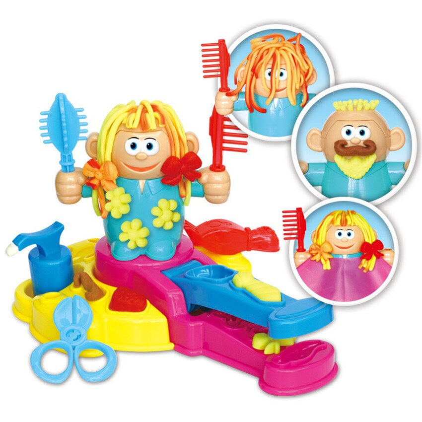 Clay Hairdresser Set™- Create your own hair style - Plastic Wax Hairdresser Set