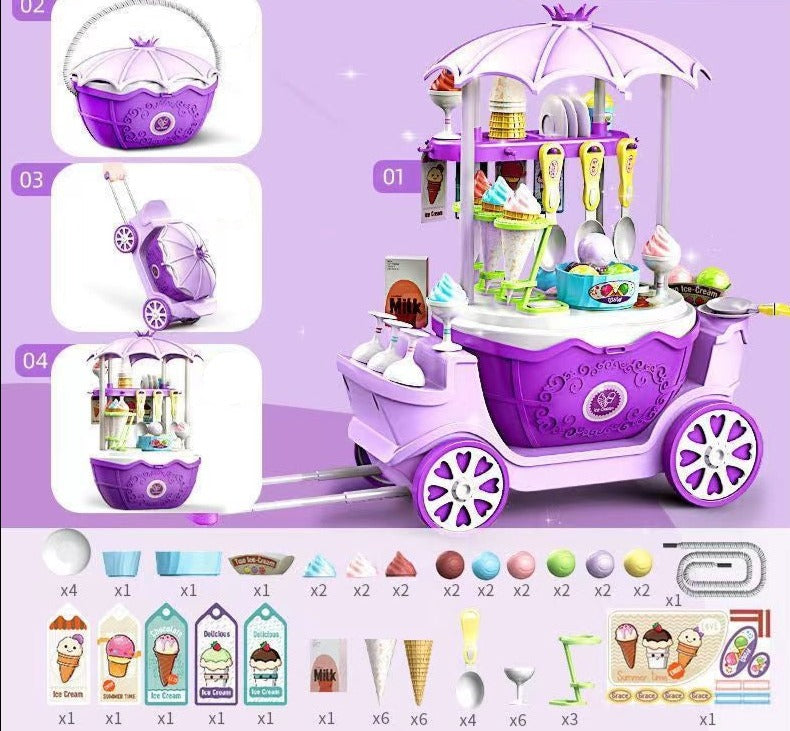 Candy Cart™ - Sweet games on wheels - Children's ice cream trolley