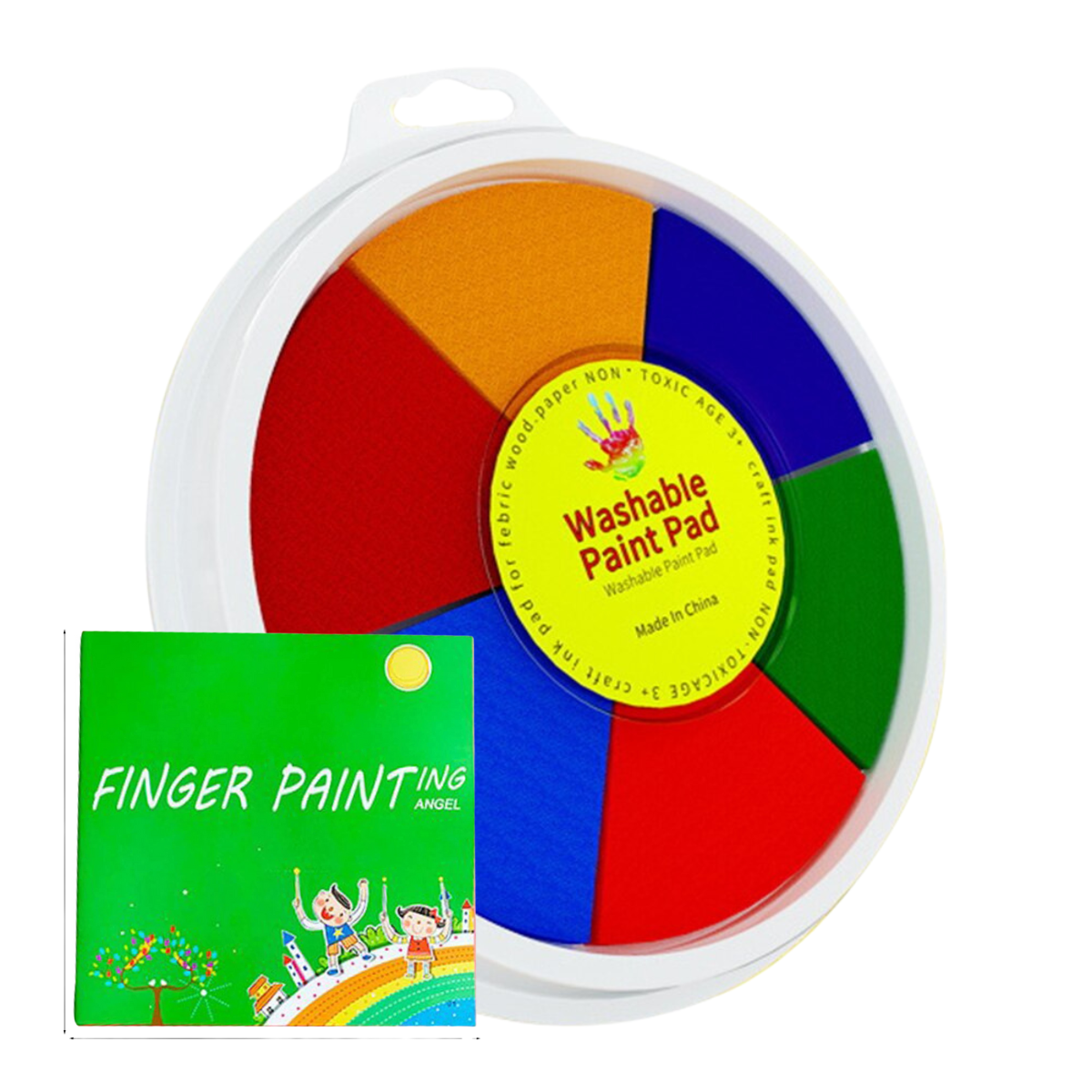 Paint Wheel™ - Paint with finger paints - Painting set for children