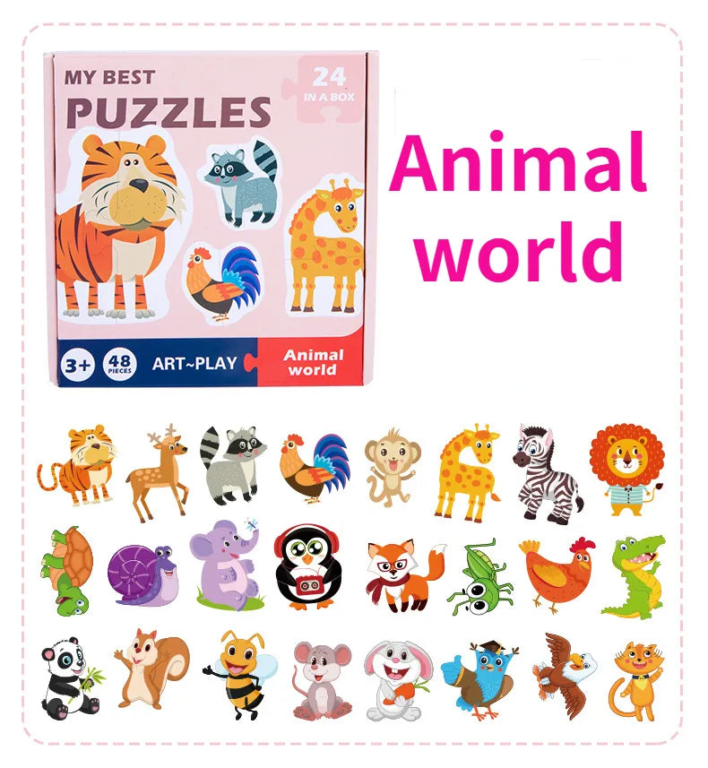 Puzzle Cards™ - Educational puzzle game - Puzzle cards