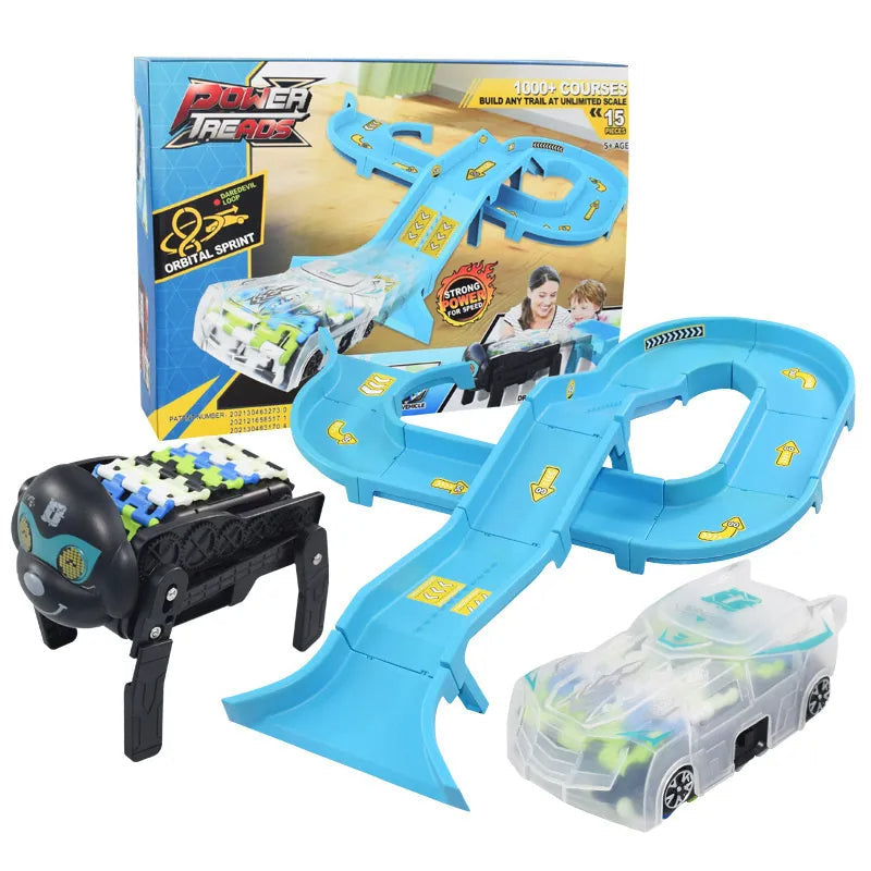 Robot Car Track™ - Fun with a robot dog - Robot car race