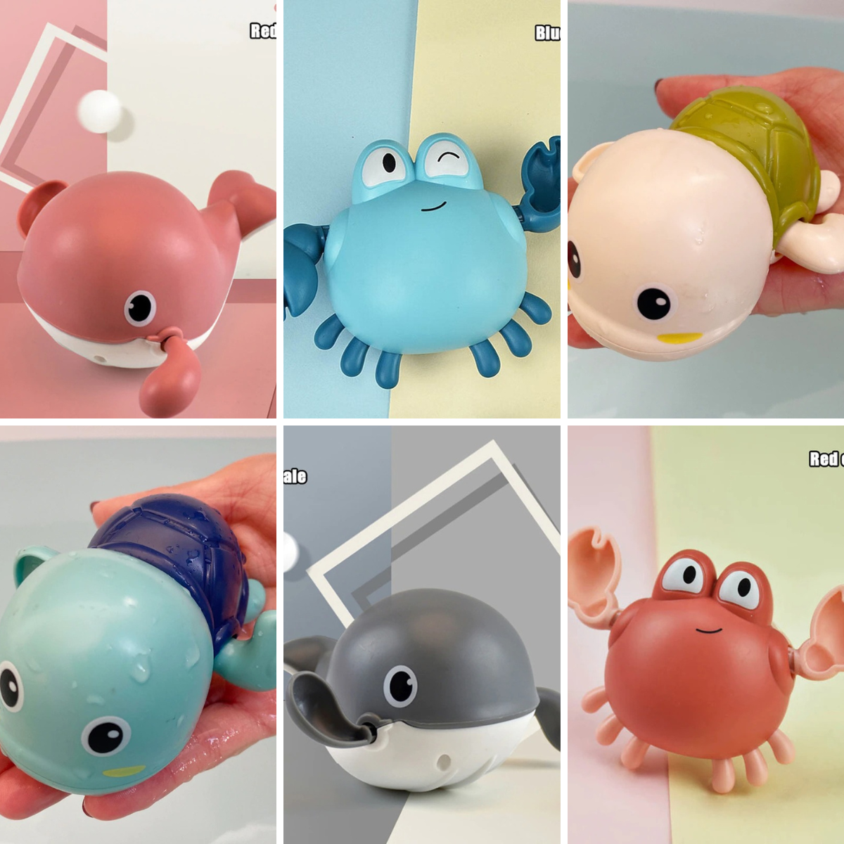 Bath Buddies™ - Bath with cute sea creatures! - Swimming turtles